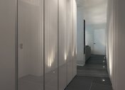 интерьер коридора,3d визуализация