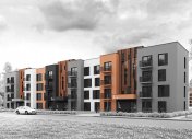 дизайн многоквартирного жилого дома, дизайн фасадов домов