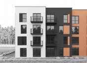 красивый жилой комплекс, дизайн фасадов многоэтажного дома, M5 Architects