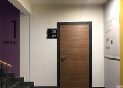 интерьер входной группы, дизайн подъезда в современном стиле