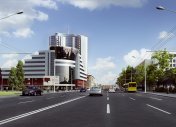 ул Кальварийская минск, ТЦ Корона, визуализация архитектуры