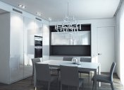 дизайн современной кухни, 3d визуализация