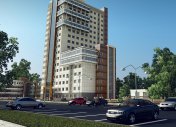 эскизный проект здания, 3d визуализация