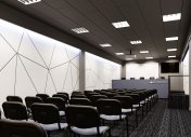 дизайн интерьера актового зала, интерьер конференц-зала, дизайн офисов в минске