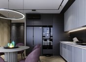 интерьер современной кухни, дизайн интерьера квартиры в Минск-мир