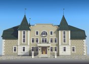 фасад дома в классическом стиле