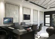 интерьеры кабинетов руководителей, классический кабинет, дизайн офисов