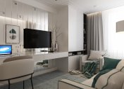 гостевая в современном стиле, интерьер комнаты для гостей