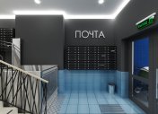 дизайн подъезда в современном стиле, дизайн интерьера подъезда