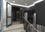 красивый подъезд, дизайн интерьера