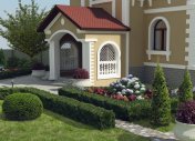 дизайн фасада в минске, стоимость дизайна экстерьера