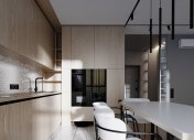 стильная кухня, кухня, столовая, удобная кухня, студия М5
