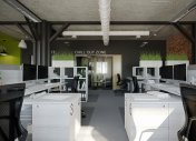 дизайн интерьера офиса в стиле лофт , студия М5