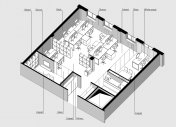 планировка офиса, планировочное решение, дизайн интерьера офиса