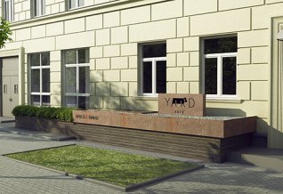 Проект входной группы Yard cafe | Минск
